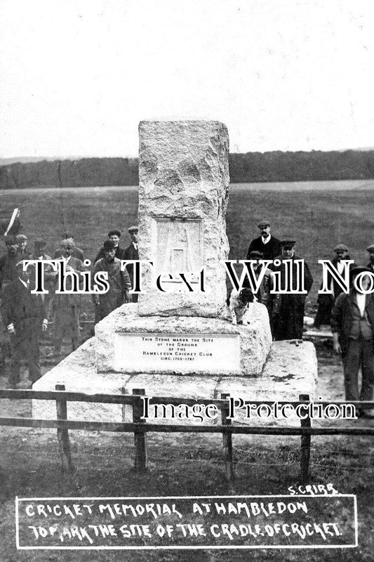HA 2377 - The Cricket Memorial, Hambledon, Hampshire