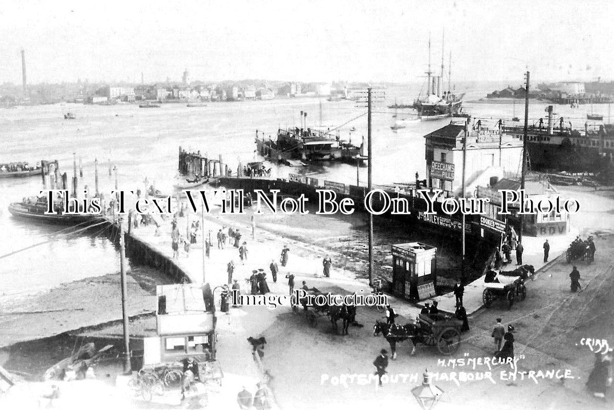 HA 2389 - HMS Mercury, Portsmouth Harbour Entrance, Hampshire
