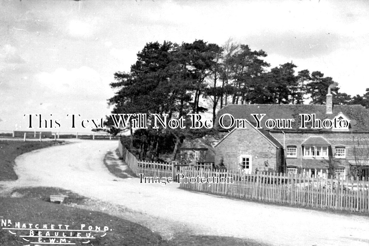 HA 2452 - Near Hatchett Pond, Beaulieu, Hampshire c1910