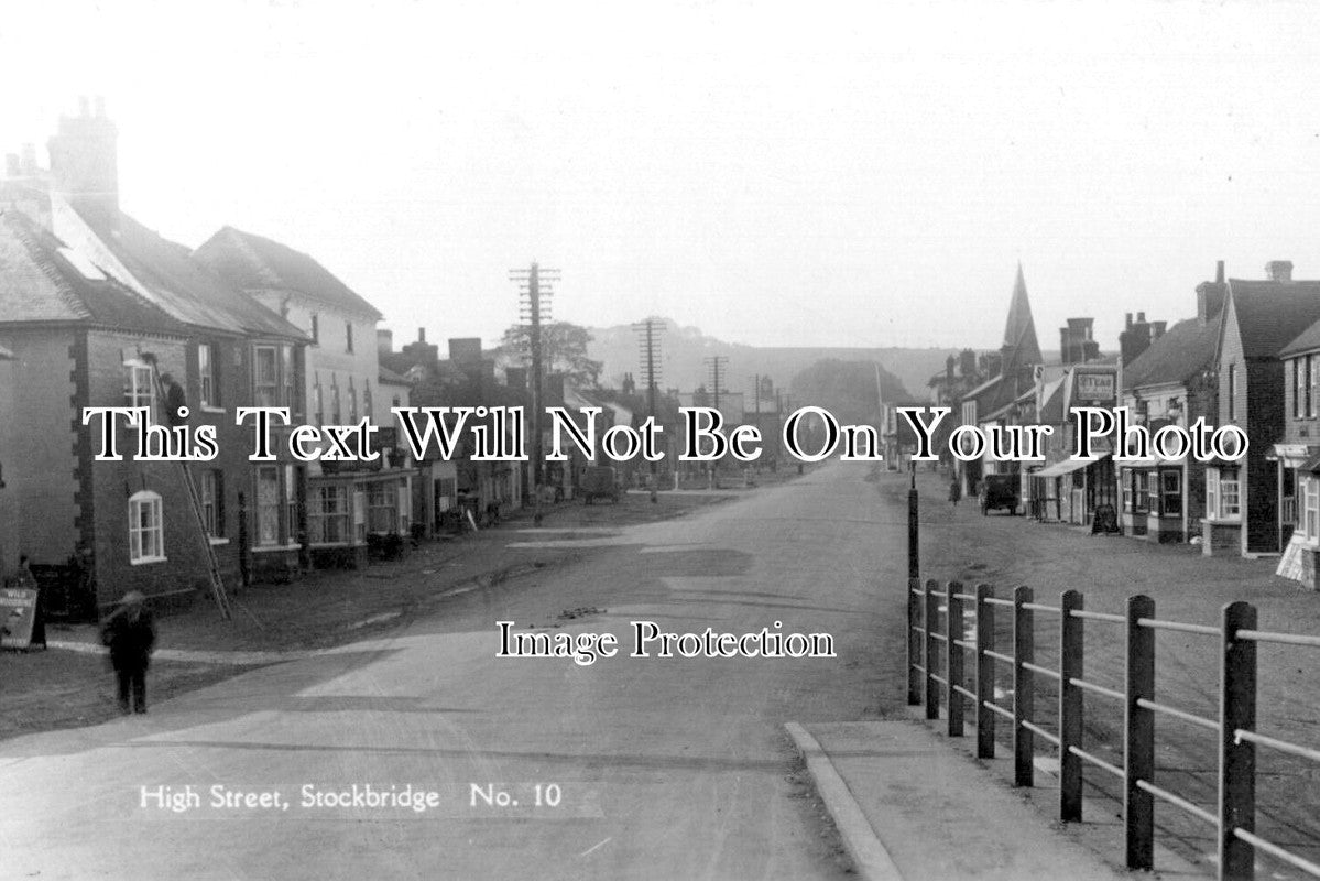 HA 2455 - High Street, Stockbridge, Hampshire c1931