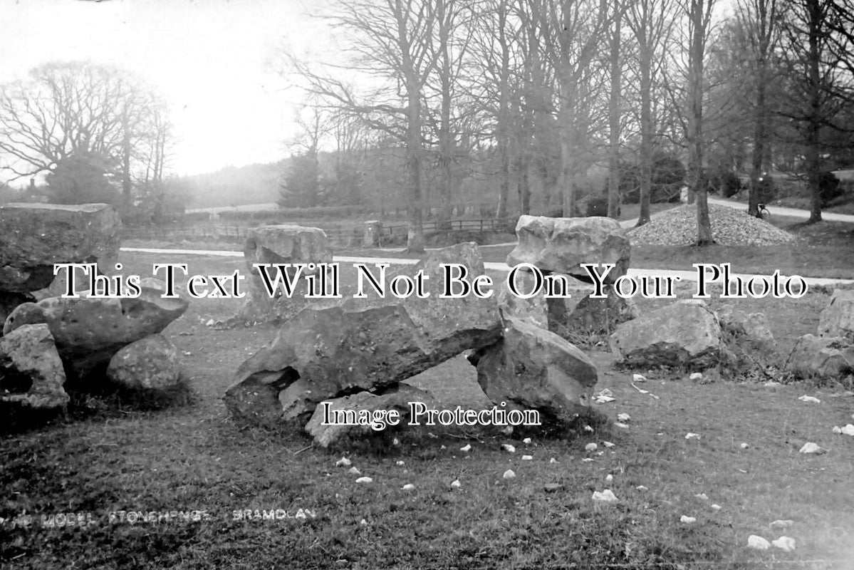 HA 2497 - Model Stonehenge, Bramdean, East Meon, Hampshire c1912