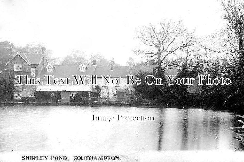 HA 2552 - Shirley Pond, Southampton, Hampshire c1909