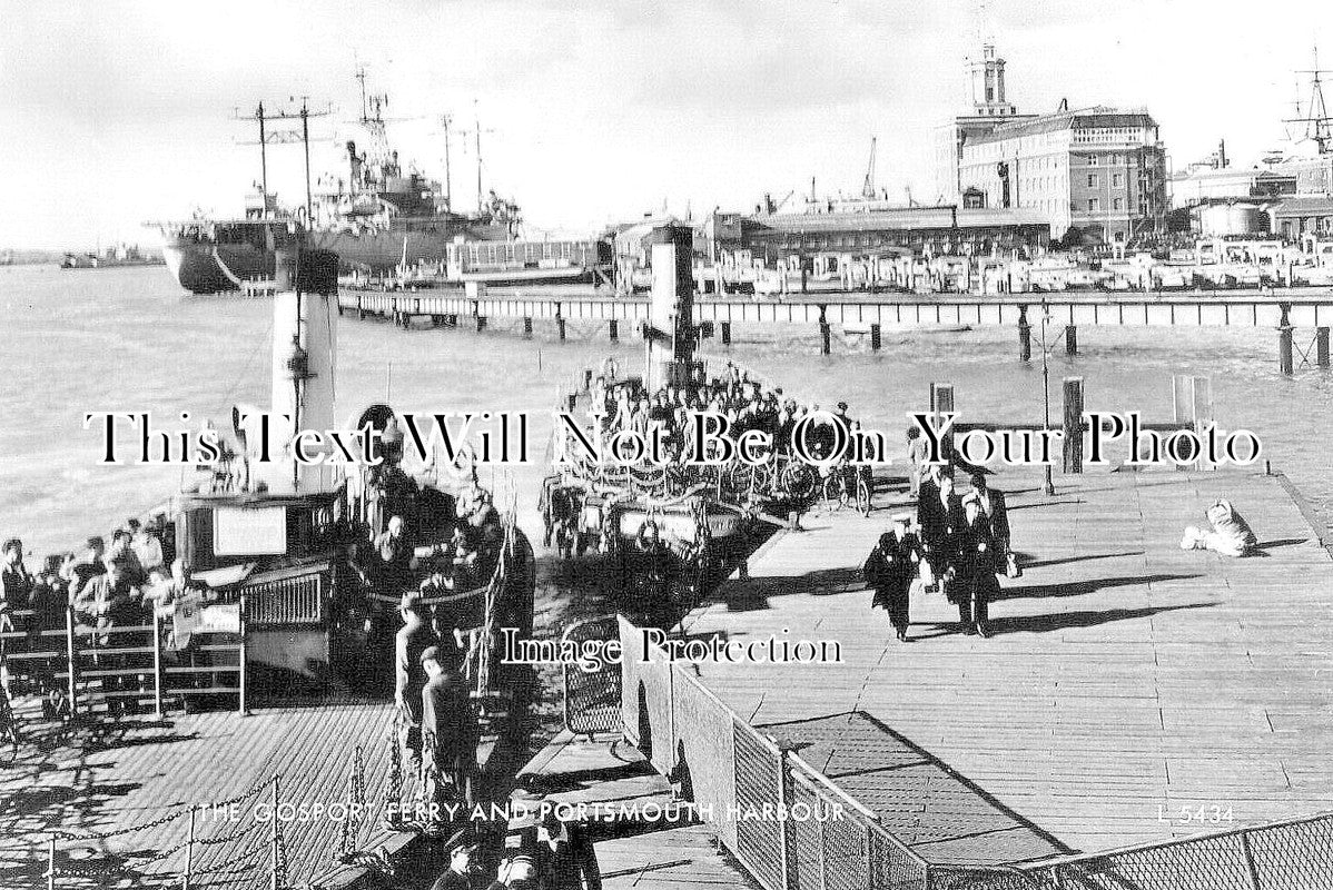 HA 2622 - The Gosport Ferry & Portsmouth Harbour, Hampshire