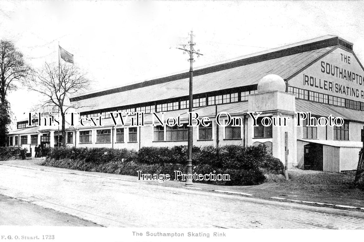 HA 2632 - Southampton Roller Skating Rink, Shirley Road, Hampshire c1910