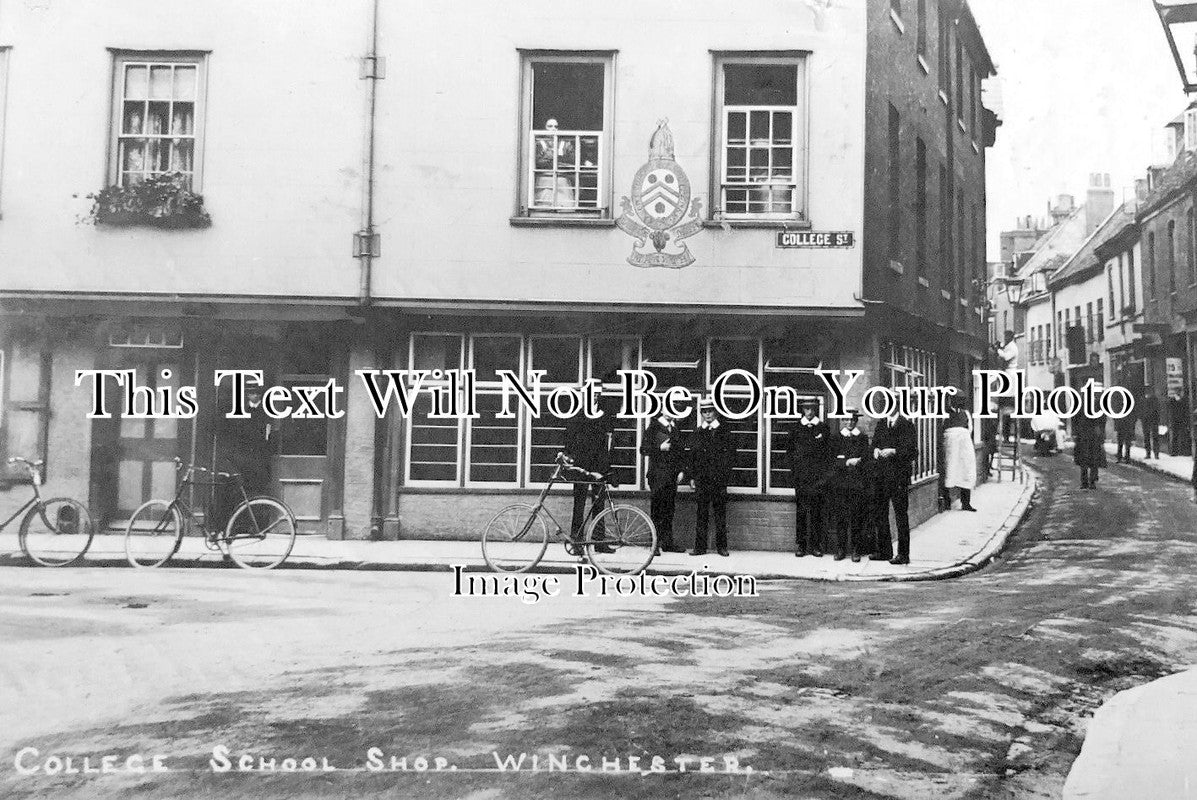 HA 2786 - Winchester College School Shop, College Street, Hampshire c1917