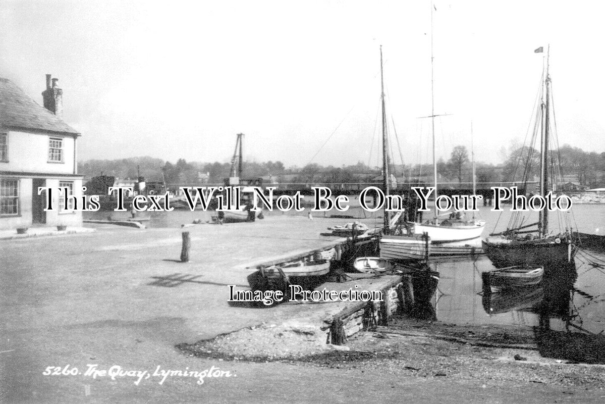 HA 2799 - The Quay, Lymington, Hampshire c1937