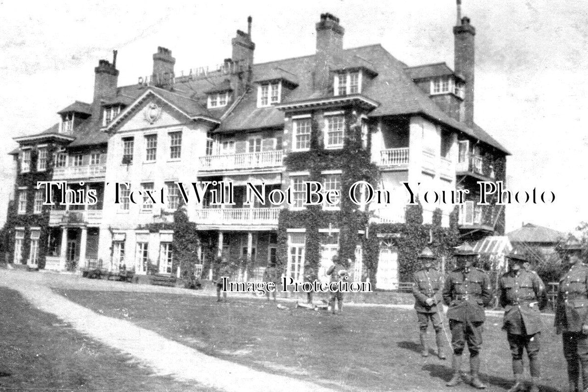 HA 2864 - Balmer Lawn Hospital, New Zealand, Brockenhurst WW1