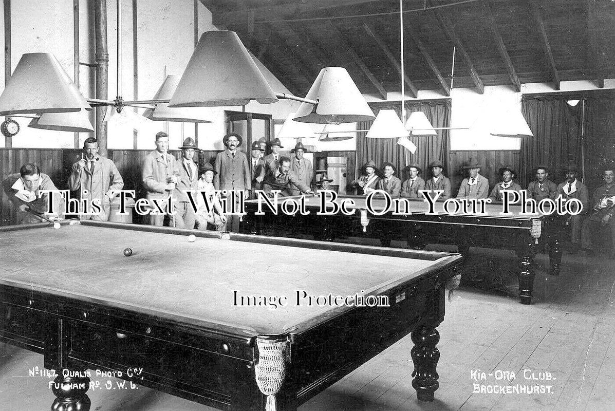 HA 2874 - Kia-Ora Club, New Zealand General Hospital, Brockenhurst WW1