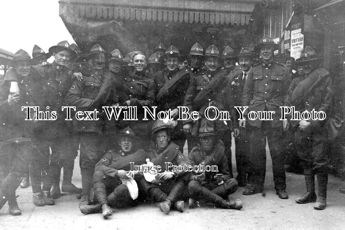 HA 2876 - New Zealand Mc Leaving From The Railway Station, Brockenhust WW1