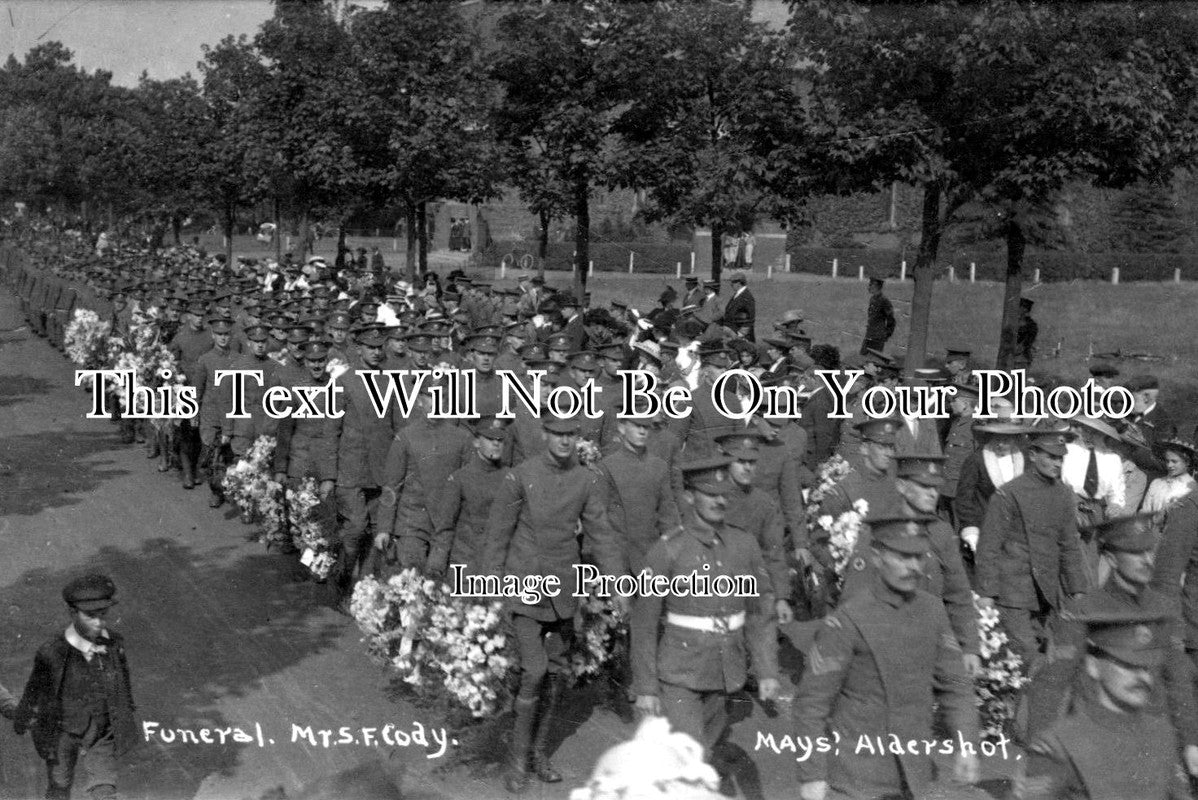 HA 293 - Funeral Of Mr S.F Cody, Aldershot, Hampshire