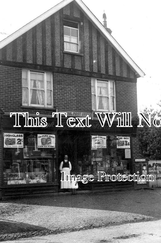 HA 2986 - Pondtail Post Office & Stores, Hampshire c1910