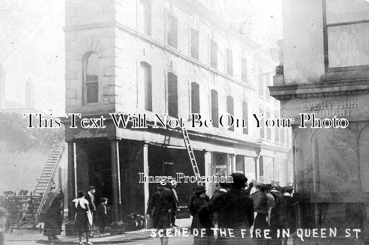 HA 30 - Queen Street Fire, Portsmouth, Hampshire c1913