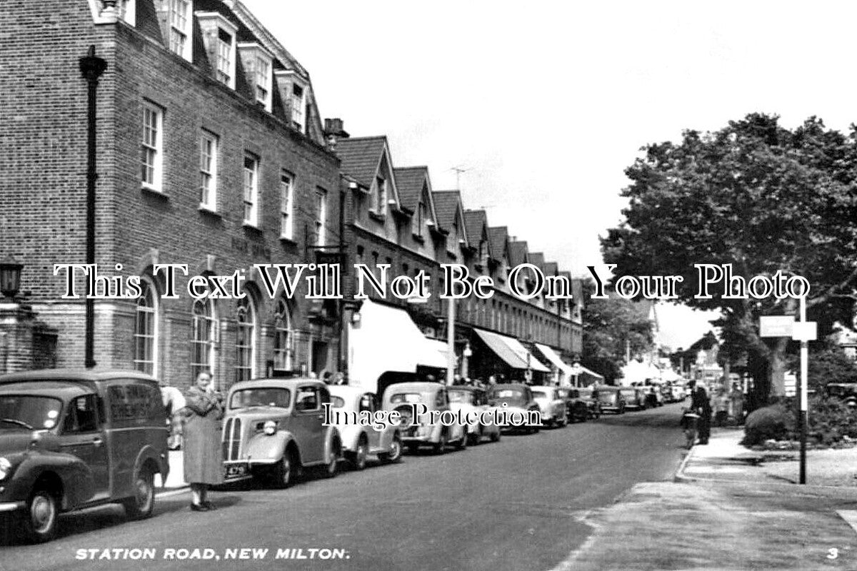 HA 3032 - Station Road, New Milton, Hampshire c1961