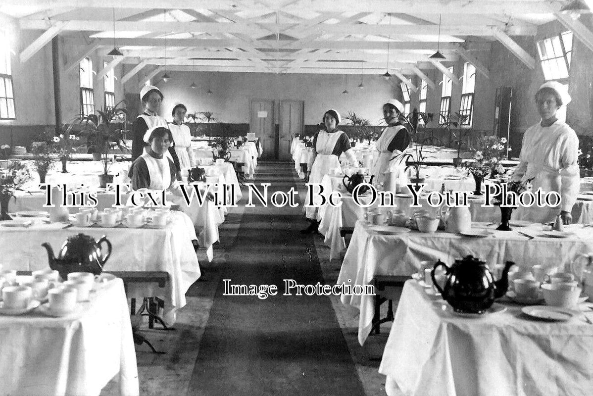 HA 3082 - Winchester Hall Dining Camp, Nurses, Military WW1