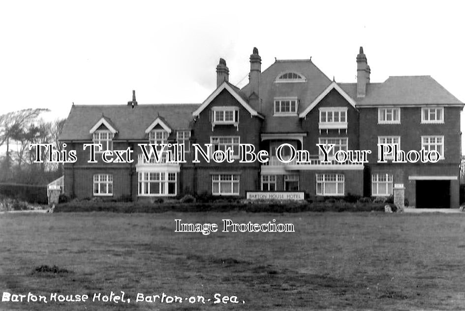 HA 3089 - Barton House Hotel, Barton On Sea, Hampshire c1939