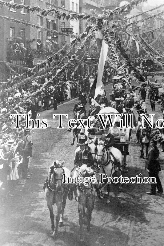 HA 3198 - Royal Visit To Winchester, Hampshire c1912