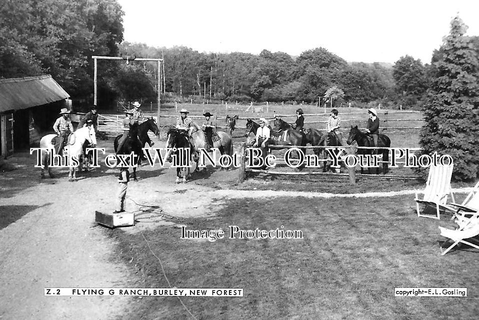 HA 3255 - Flying G Ranch, Burley, New Forest, Hampshire c1967