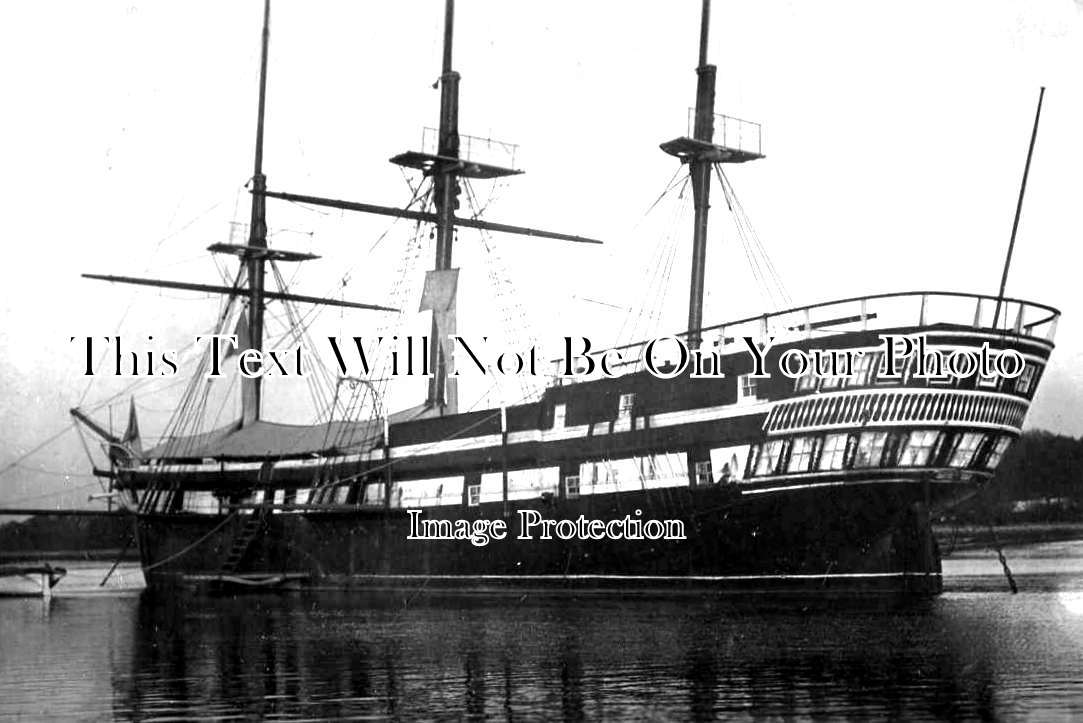 HA 3310 - TS Mercury Boys Training Ship, River Hamble, Hampshire c1910