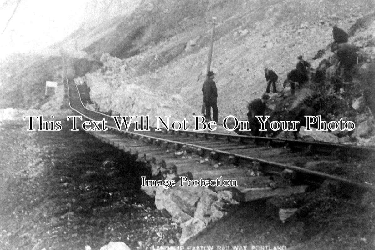 HA 3317 - Landslip Euston Railway Line, Portland, Dorset
