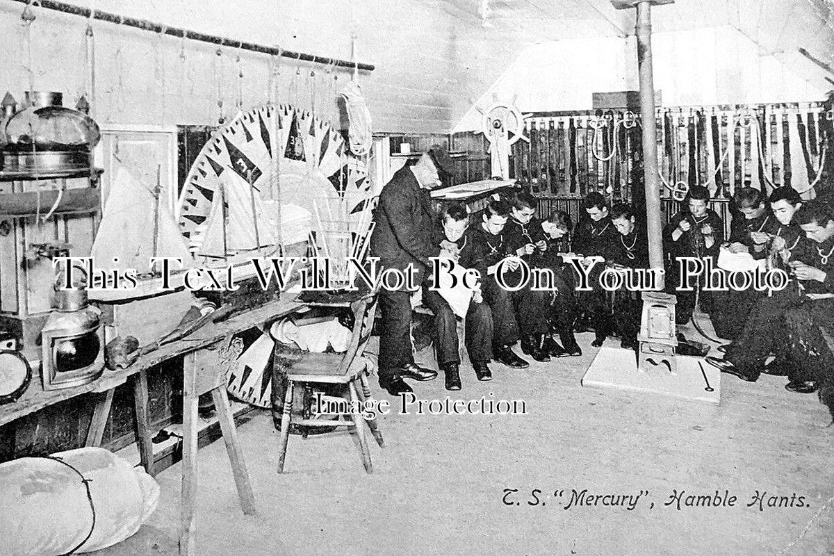 HA 3321 - TS Mercury Boys Training Ship, Hamble, Hampshire c1913