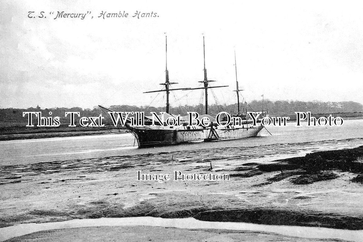 HA 3326 - TS Mercury Boys Training Ship, Hamble, Hampshire 1912