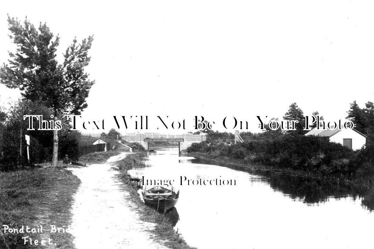 HA 3364 - Pondtail Bridge, Fleet, Hampshire c1905
