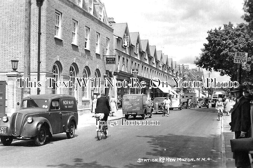 HA 3401 - Station Road, New Milton, Hampshire c1951