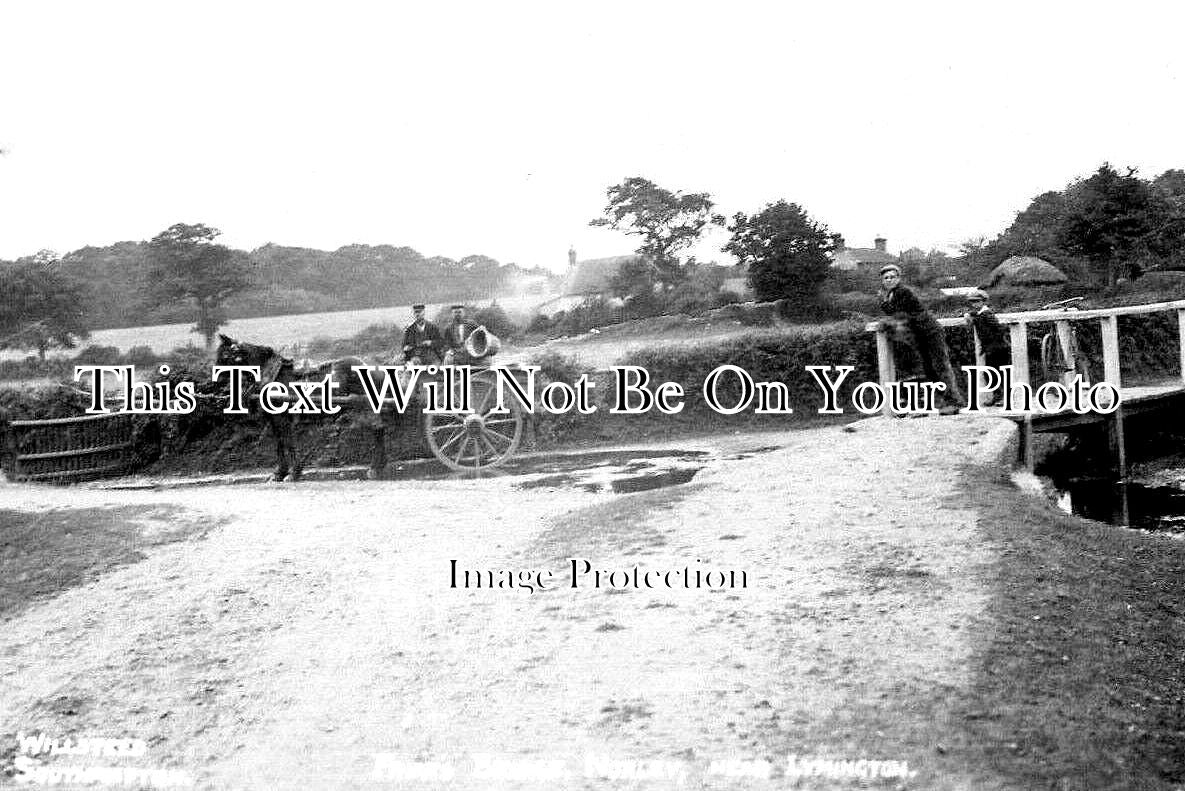HA 3467 - Friars Bridge, Norley Wood Near Lymington, Hampshire c1913