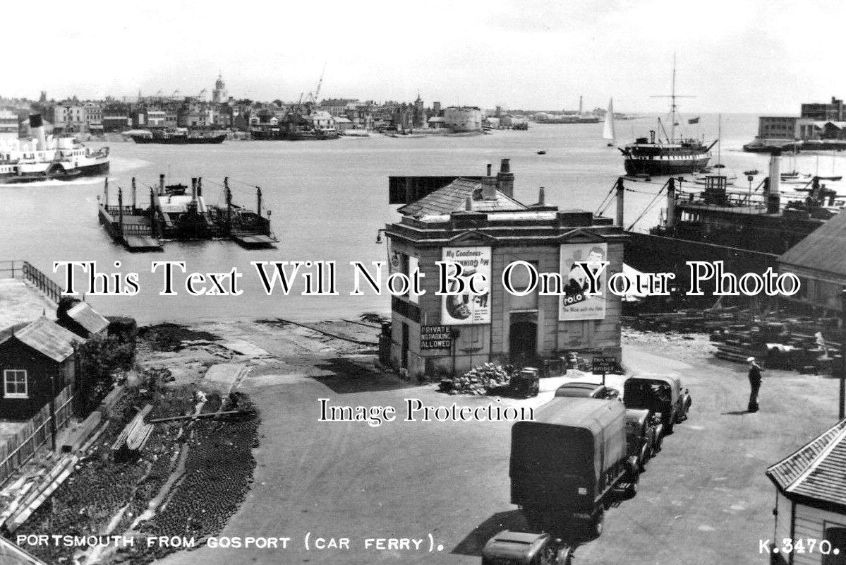 HA 3494 - Portsmouth From Gosport Car Ferry, Hampshire