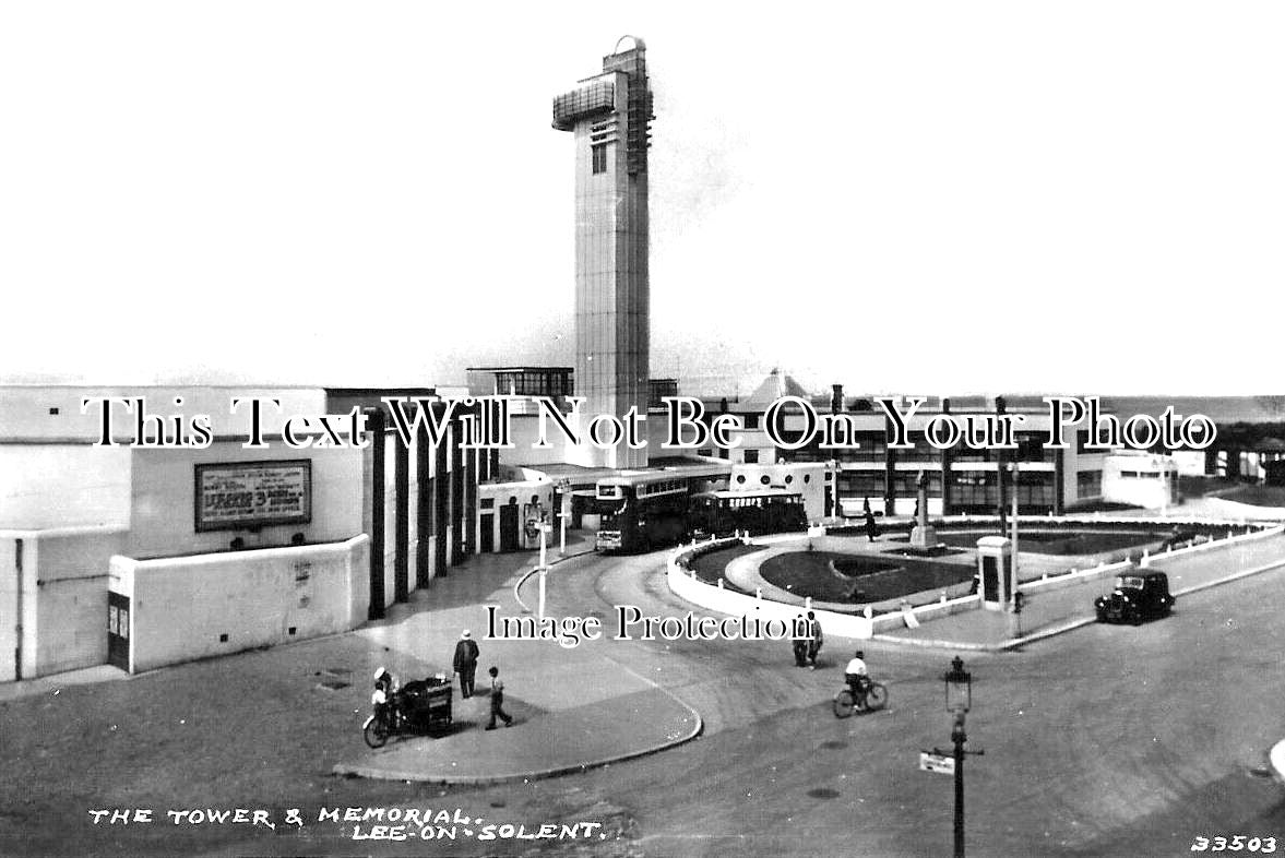 HA 3563 - The Tower & Memorial, Lee On Solent, Hampshire c1947