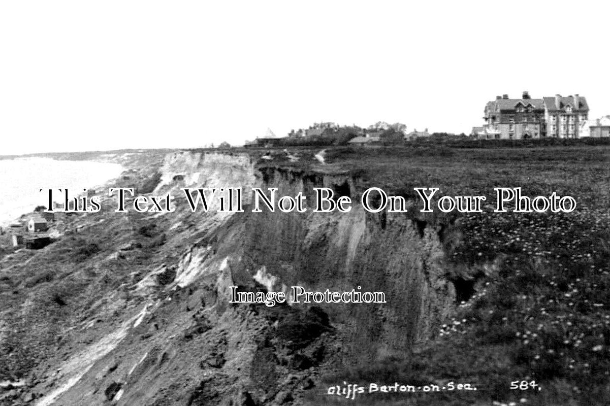 HA 3571 - Cliffs, Barton On Sea, Hampshire c1926