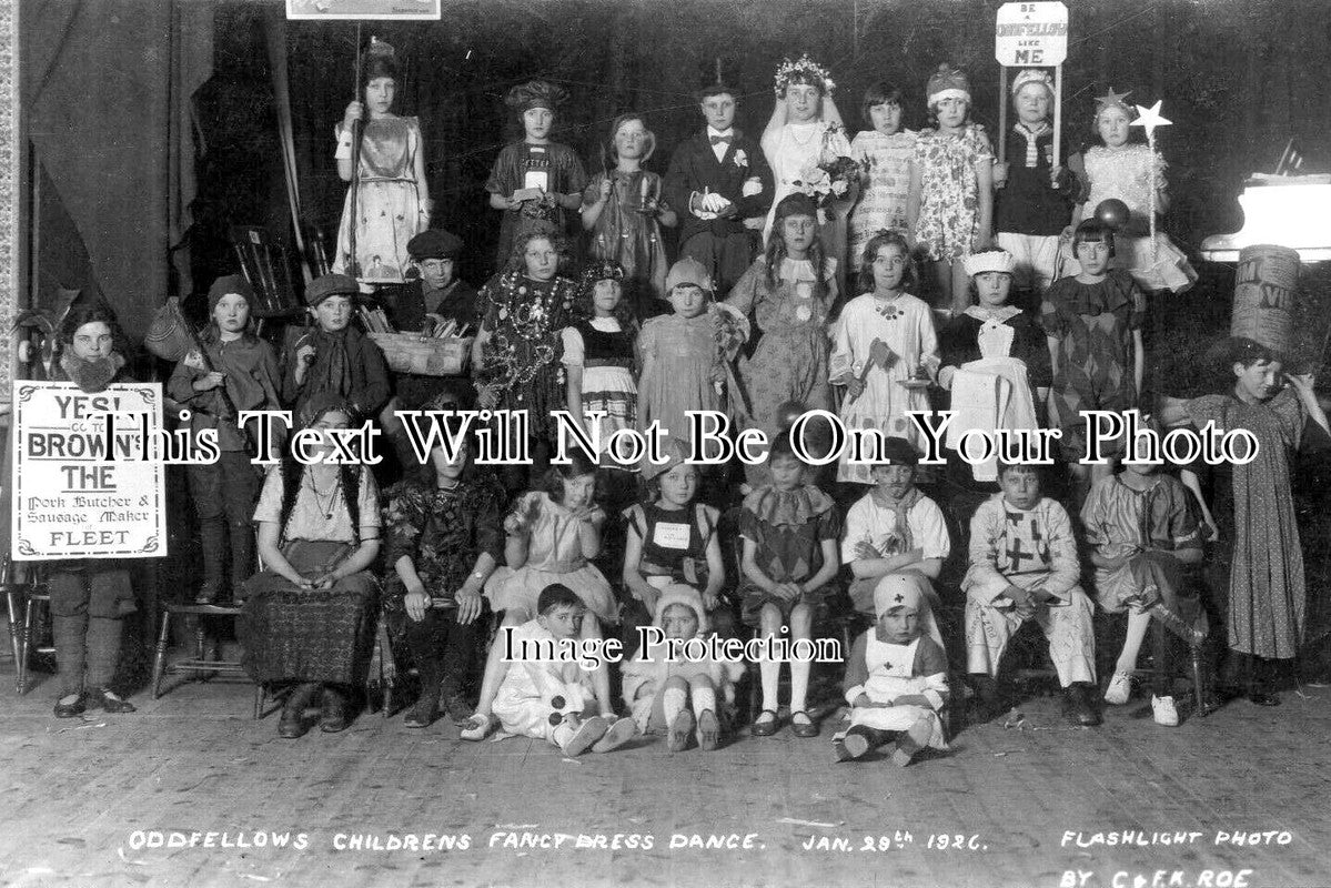 HA 3588 - Oddfellows Childrens Fancy Dress Dance, Fleet, Hampshire 1926