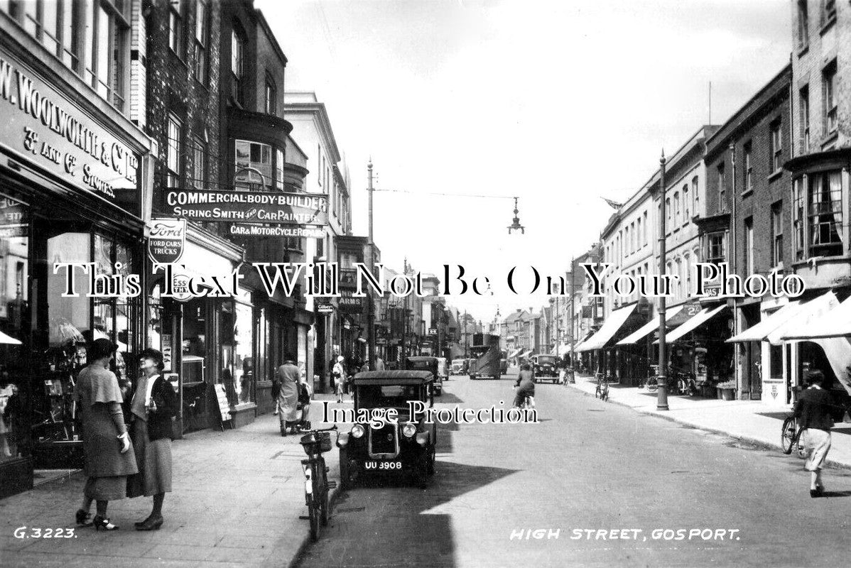HA 3594 - High Street, Gosport, Hampshire c1938