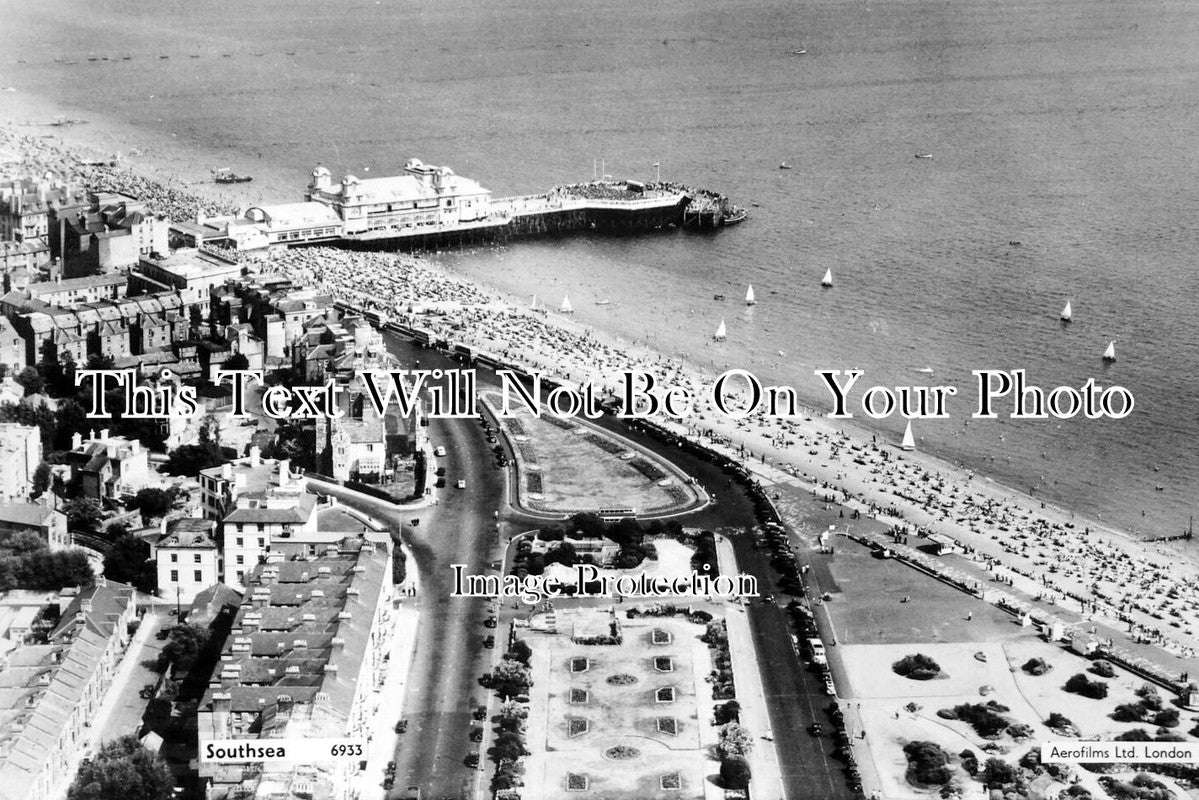 HA 3608 - Southsea From The Air, Hampshire