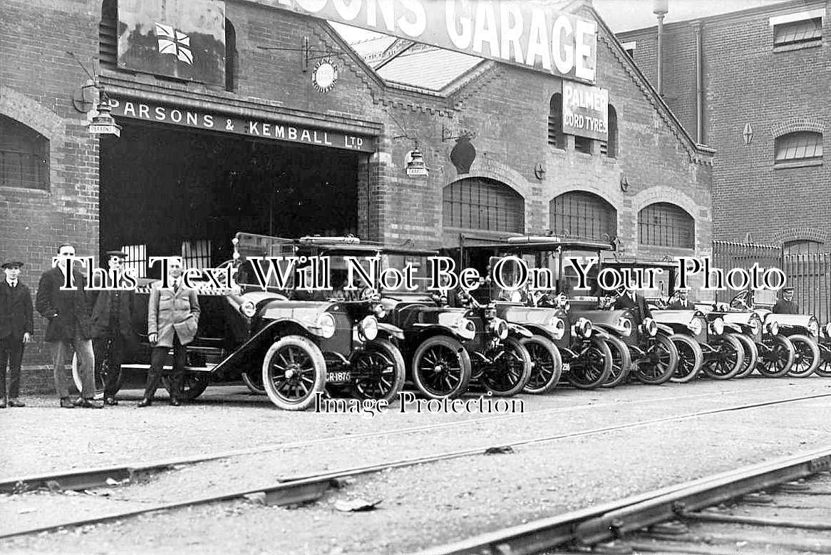 HA 3671 - Parsons & Kemball Garage, Town Quay, Southampton c1910