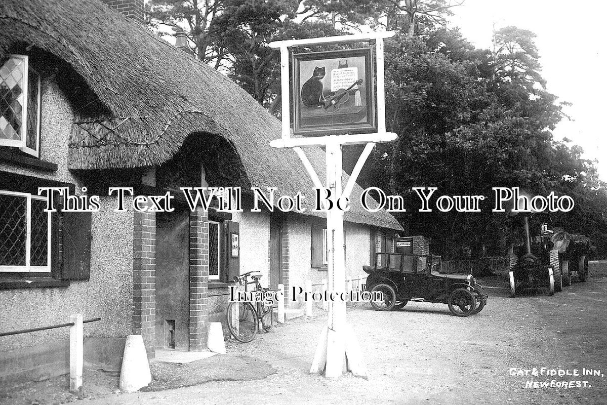 HA 3723 - Cat & Fiddle Inn Pub, Hinton, New Forest, Hampshire