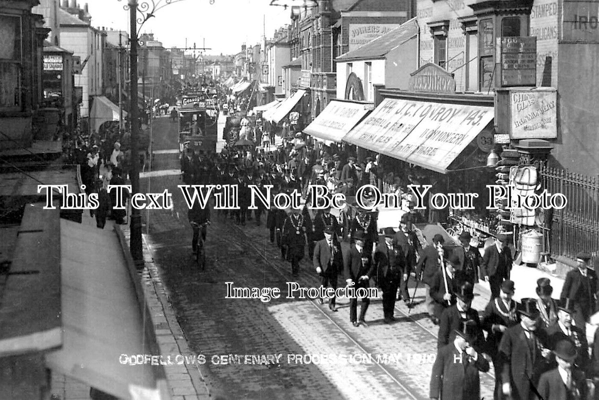 HA 3790 - Oddfellows Centenary March, Southampton, Hampshire 1910
