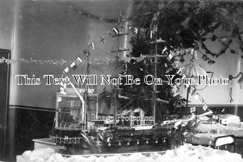 HA 3916 - Royal Naval Haslar Model Ship, Gosport, Hampshire c1910