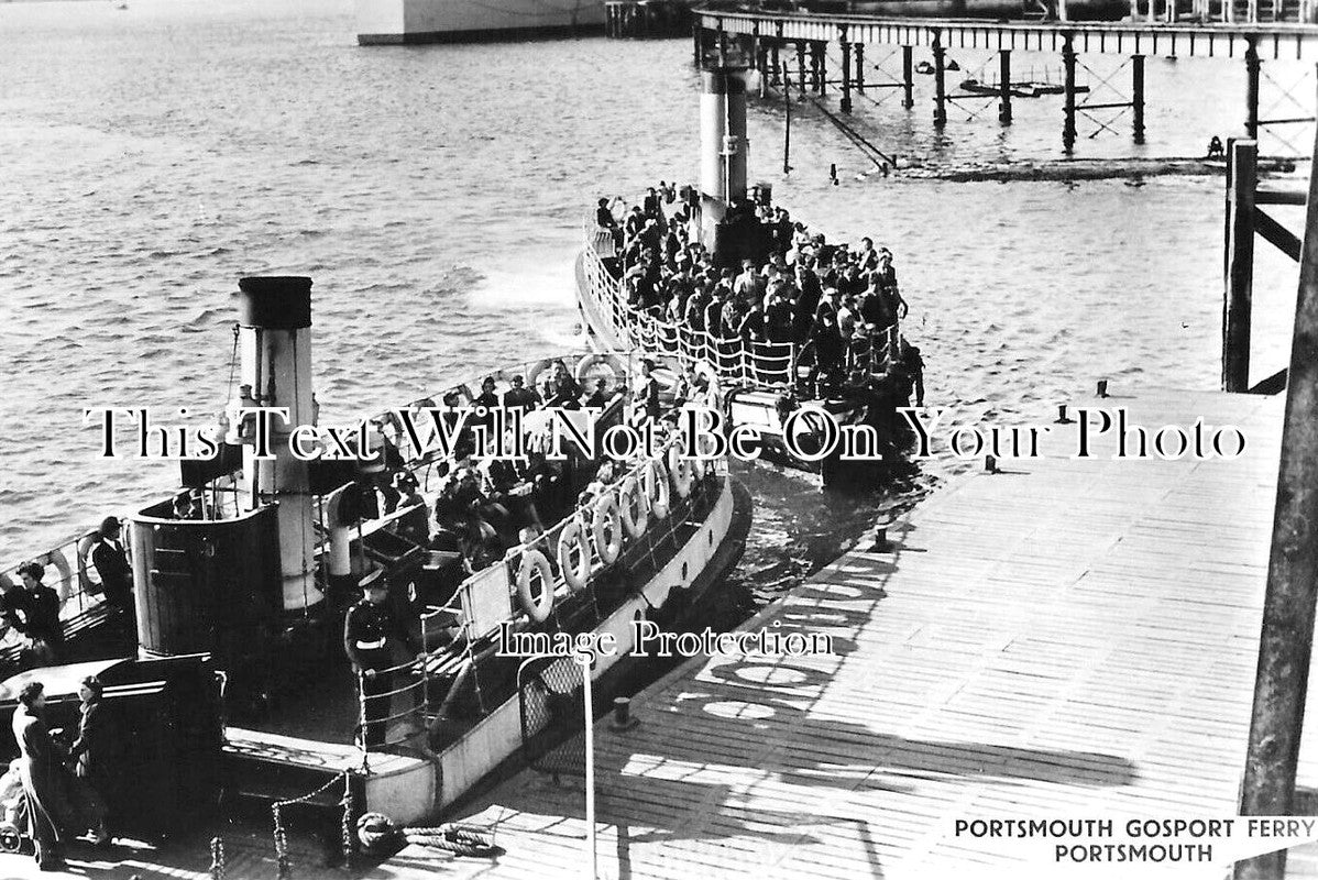 HA 3966 - Portsmouth Gosport Ferry, Hampshire c1958