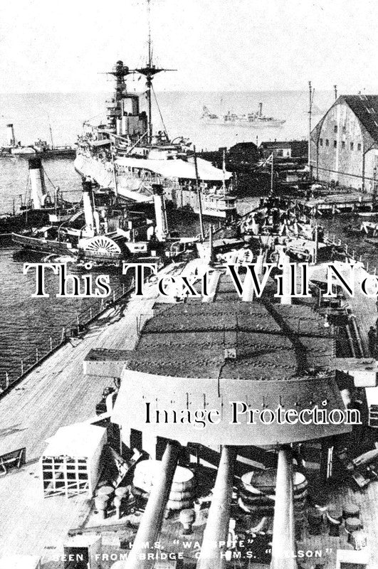HA 3986 - HMS Warspite & HMS Nelson, Portsmouth Dock, Hampshire