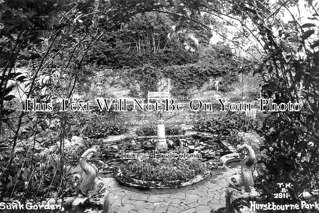 HA 4041 - Sunk Garden, Hurstbourne Park, Hampshire