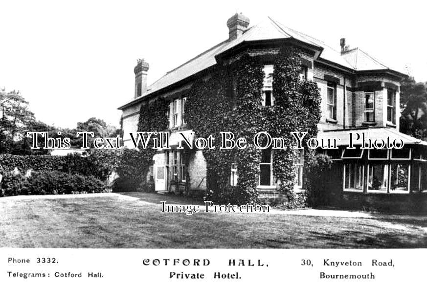 HA 4043 - Cotford Hall Private Hotel, Bournemouth, Hampshire