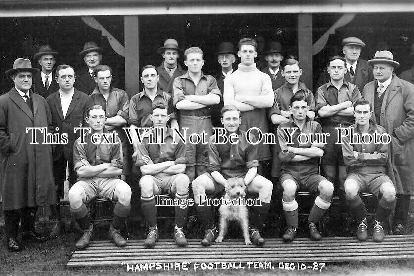 HA 4093 - Hampshire County Football Team Club 1927