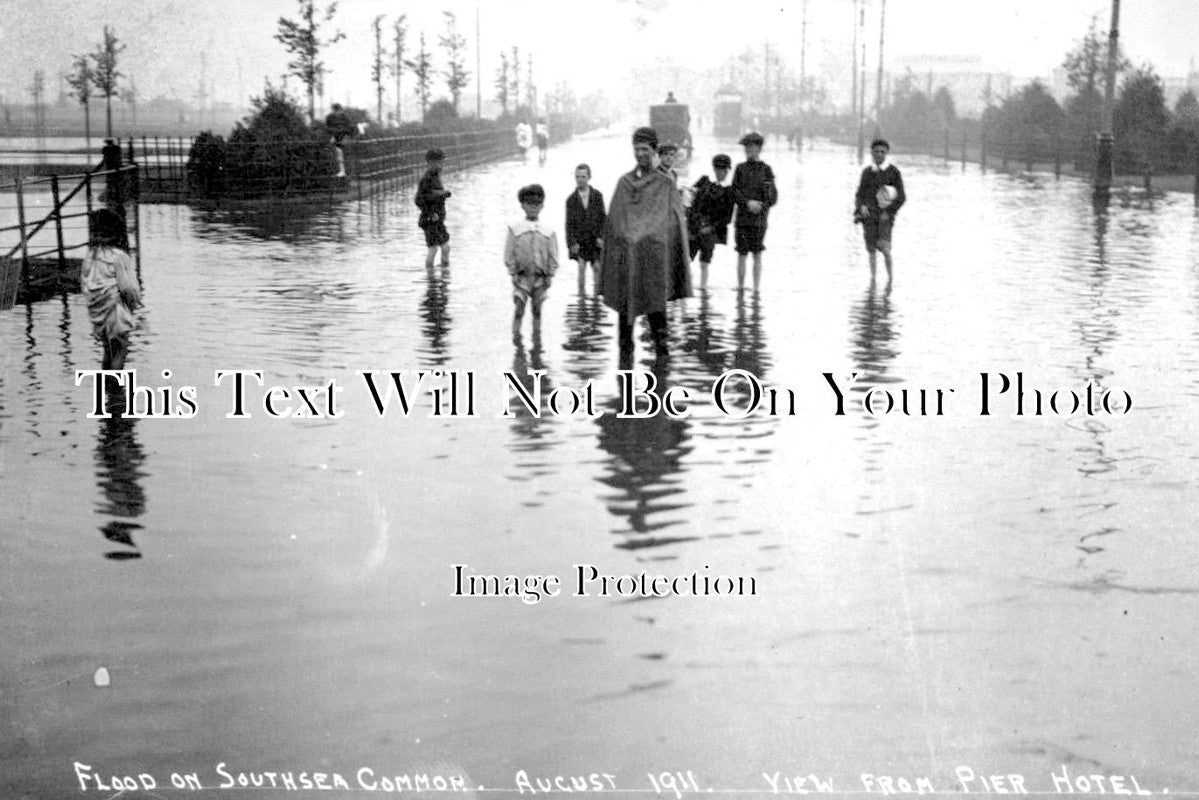 HA 4129 - Flood On Southsea Common, Hampshire 1911