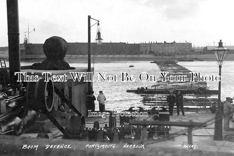 HA 4157 - Boom Defence, Portsmouth Harbour, Hampshire