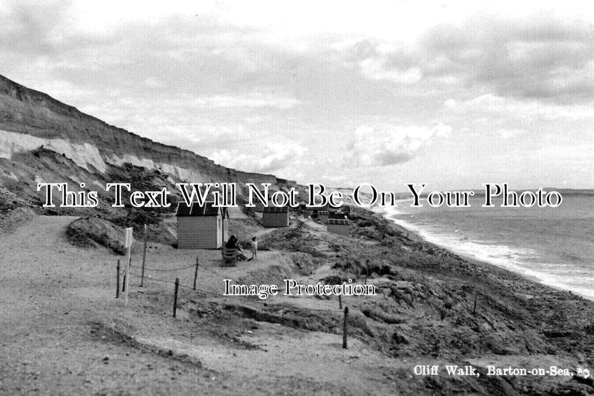 HA 4179 - Cliff Walk, Barton On Sea, Hampshire