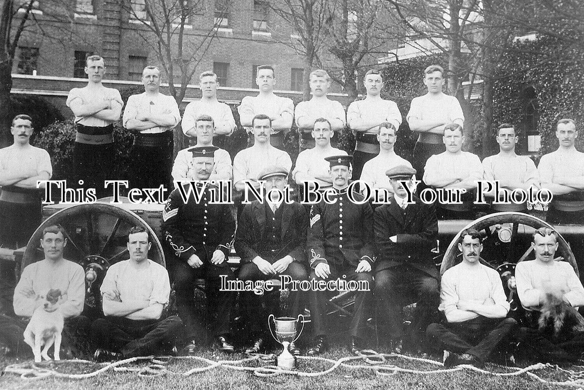 HA 4215 Royal Marines Tug Of War Teams, Eastney Barracks, Portsmouth