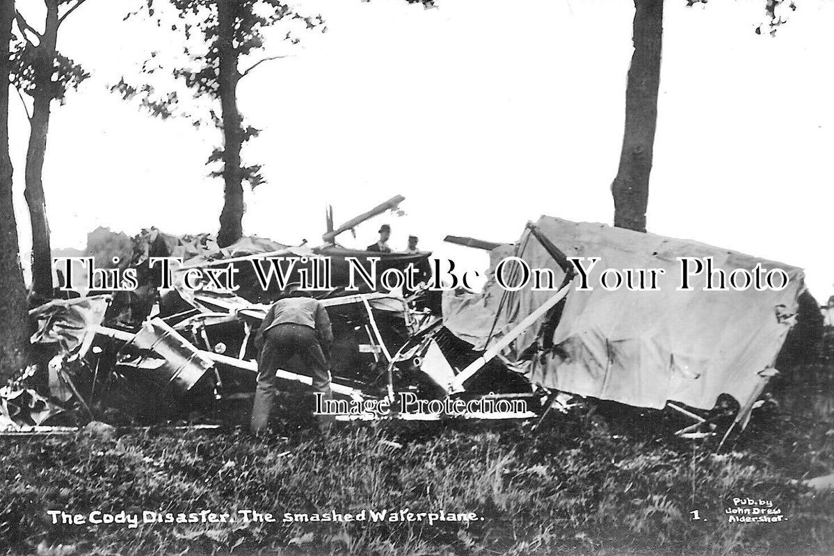 HA 4490 - Col Cody Disaster Waterplane, Aeroplane, Aldershot 1913