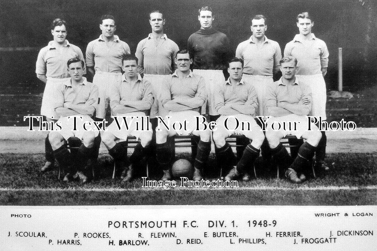 HA 4499 - Portsmouth Football Club Team, Hampshire 1948-49