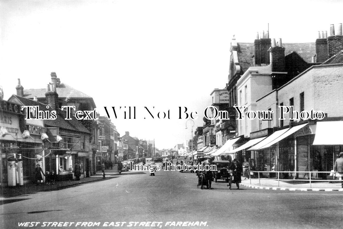 HA 4593 - West Street From East Street, Fareham, Hampshire